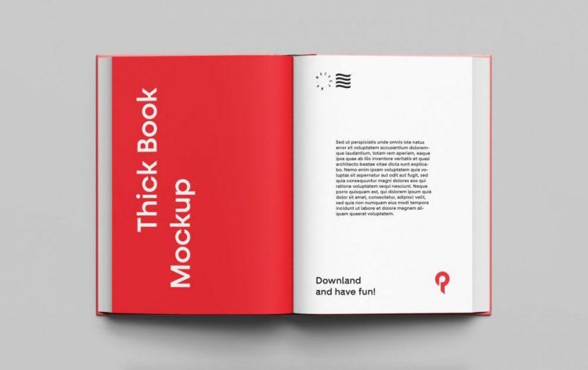 Simple Book Free (PSD) Mockup