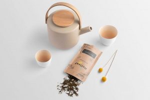 Tea Branding Design Free PSD Mockup