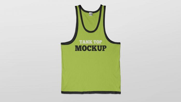 Tank Top T-Shirt Mockup Free (PSD) Mockup