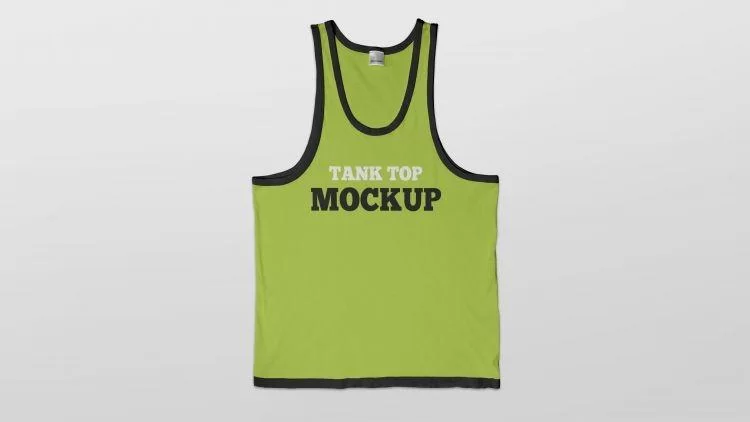Tank Top T-Shirt Mockup Free (PSD) Mockup