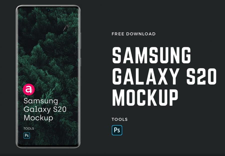 Samsung Galaxy S20 Free (PSD) Mockup