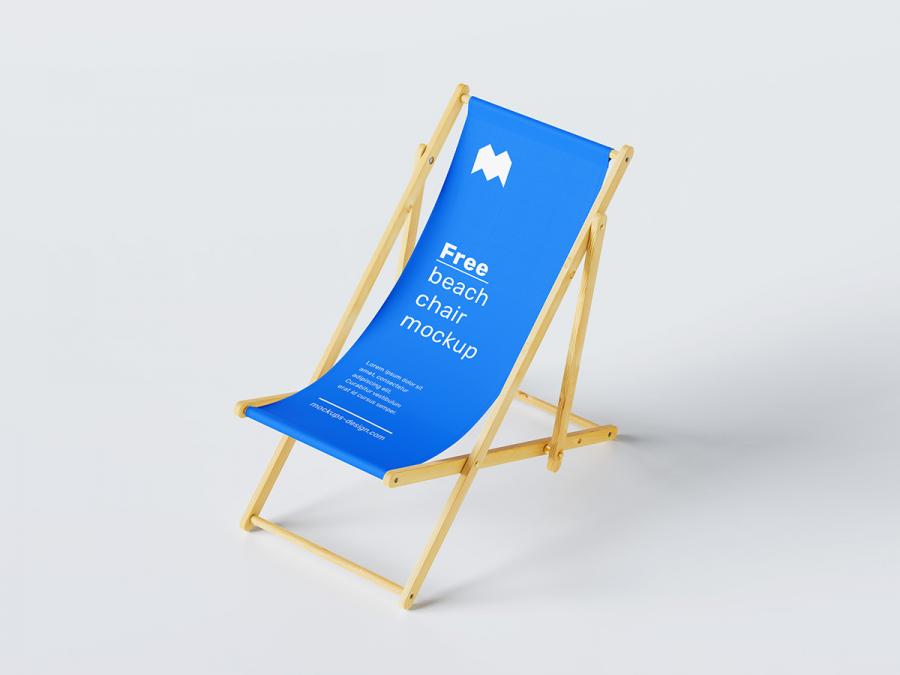 Beach Chair Free (PSD) Mockup