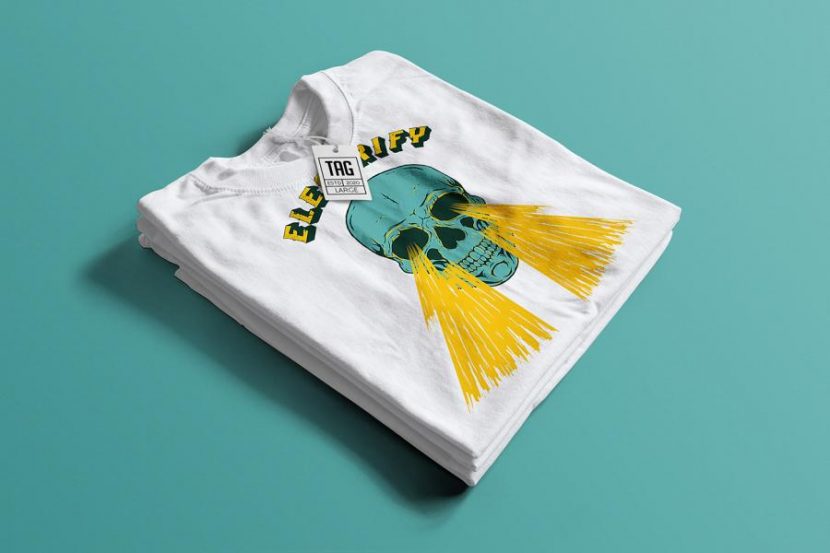 Download Free Folded T-Shirt Mockup - Free Mockup