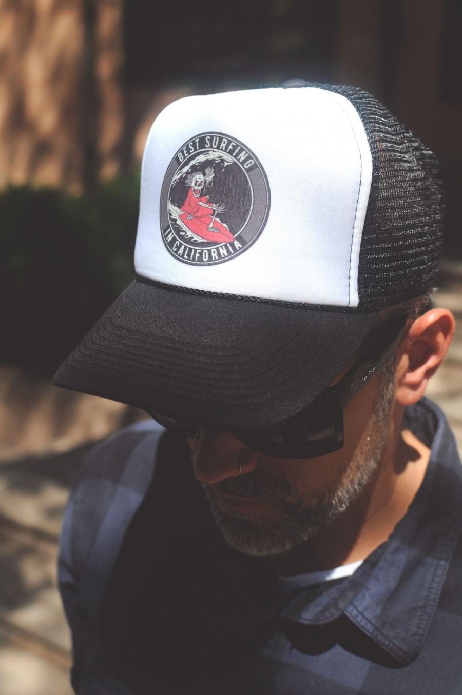 Free Man Wearing Cap Mockup