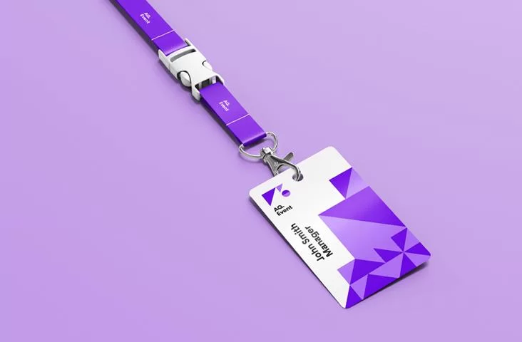 ID Card Holder Free (PSD) Mockup