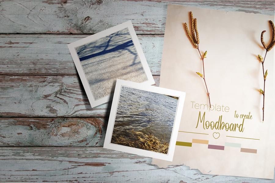 Wood Lover Moodboard Free Mockup