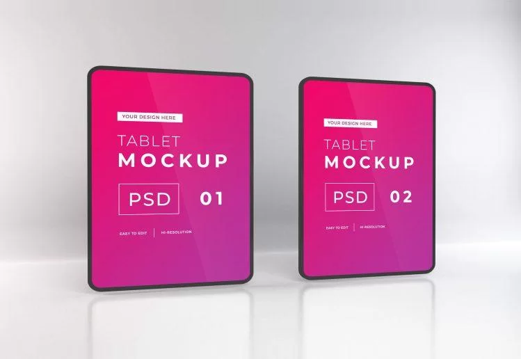 Free iPad Mock-ups Template