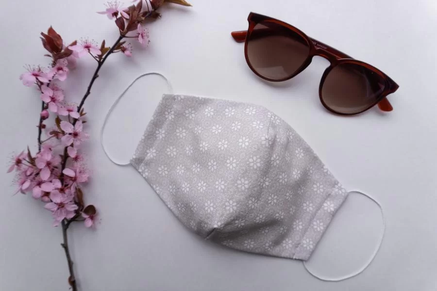 Flat Lay Mask Free Mockup