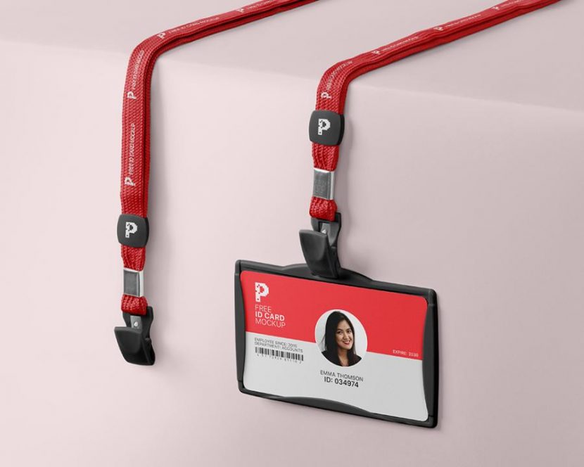 Download Free Id Card & Holder Mockup - FreeMockup