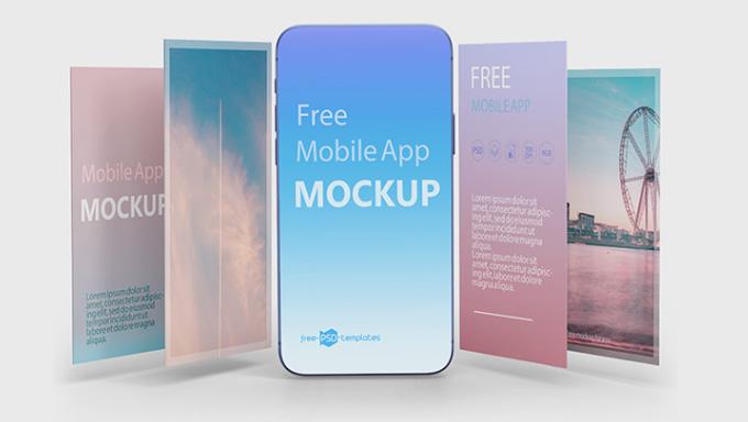 Free Mobile App Mockup Templates
