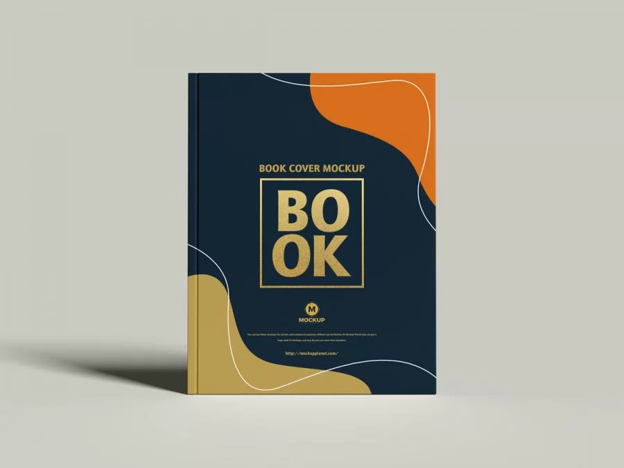 Free (PSD) Cover Branding Book Mockup