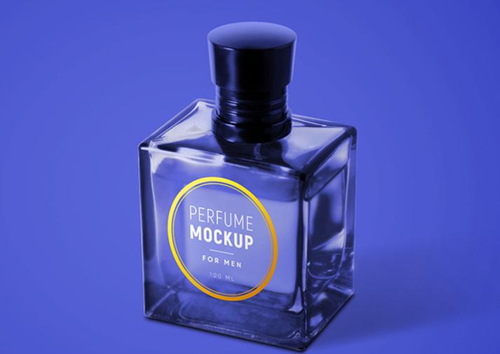 Free (PSD) Perfume for Men Mockup