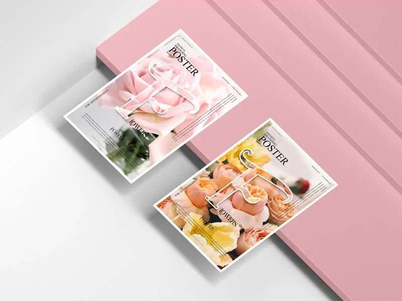 Free Premium Branding Poster Mockups