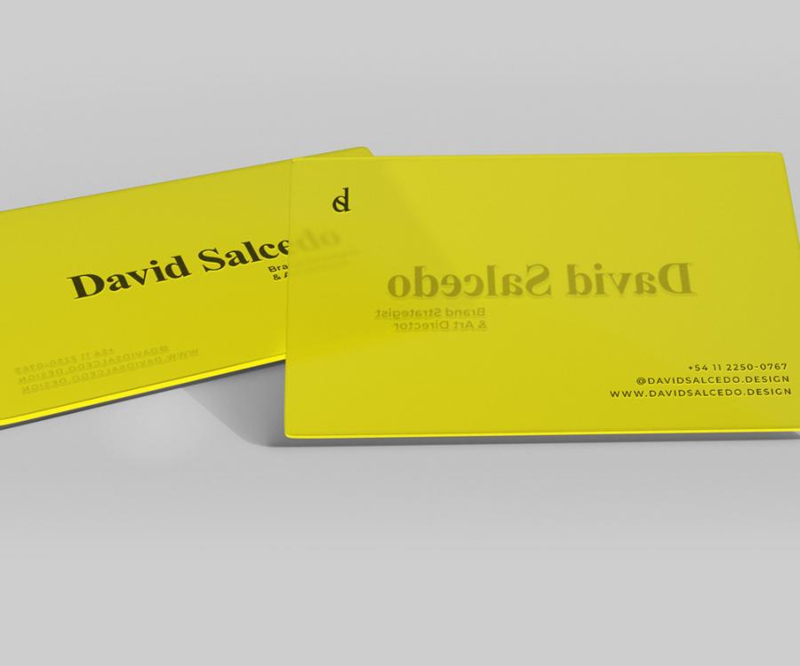 Transparent Business Card Free (PSD) Mockups