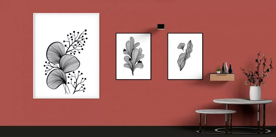 Free Interior Wall Poster Mockup (PSD)