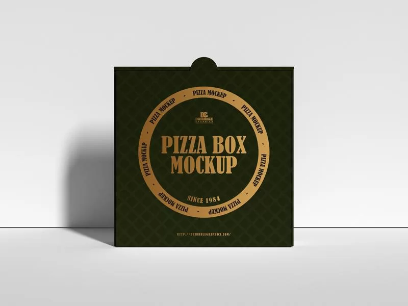 Free Modern Packaging Pizza Box Mockup