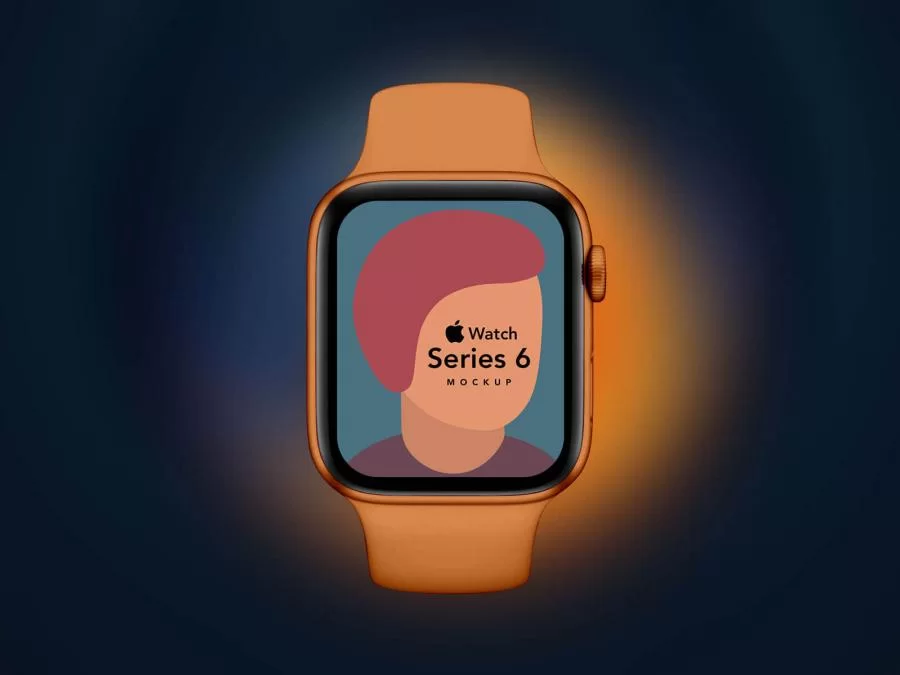 Free PSD Apple Watch Series 6 Mockup
