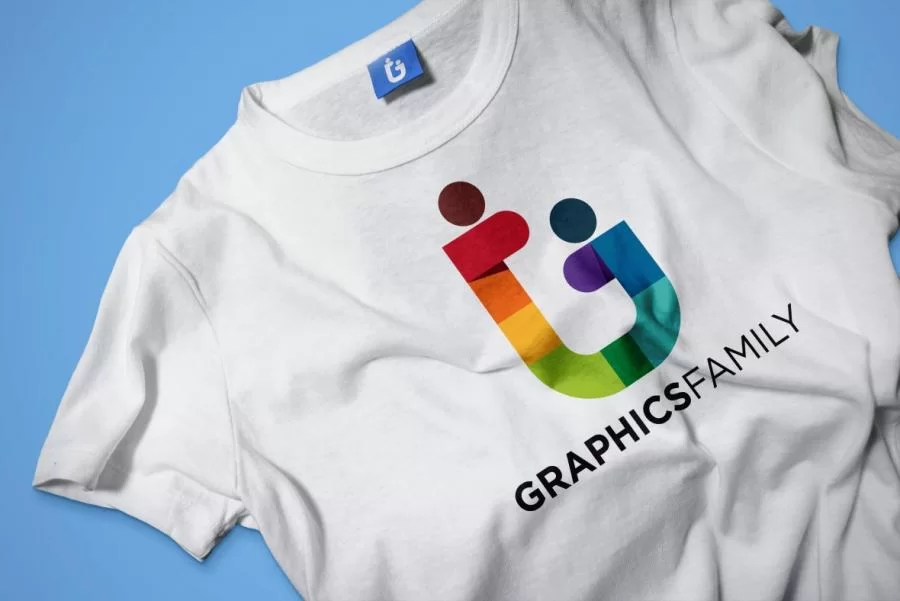 Free PSD T-Shirt & Tag Mockup