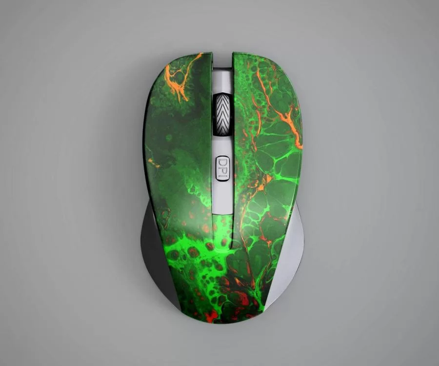 Wireless Mouse Free PSD Mockup