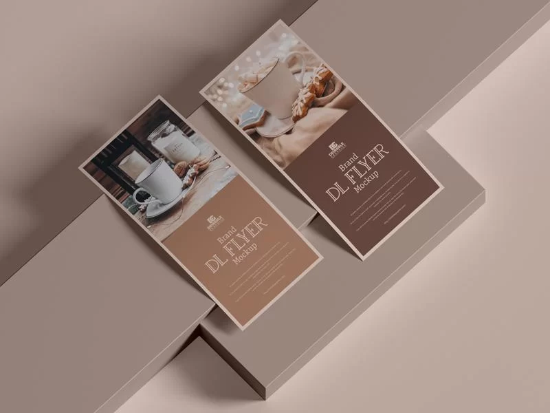 Free Brand DL Flyer Mockup (PSD)