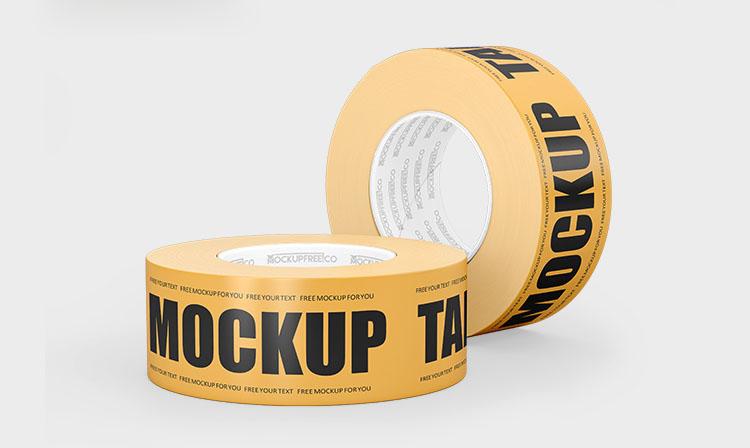 Download Free Duct Tape Mockup Psd Freemockup
