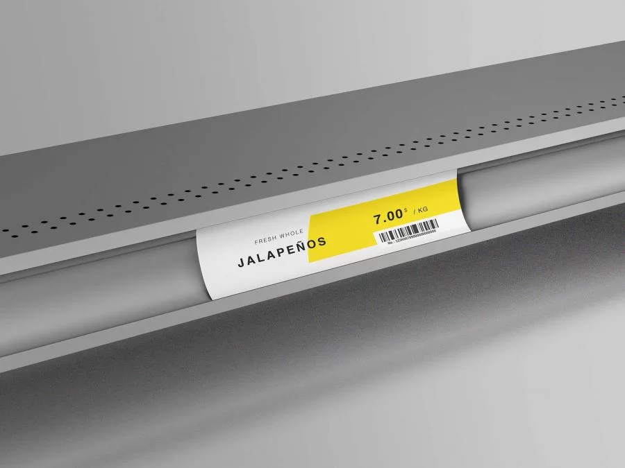 Free Shelf Talker Mockup (PSD)