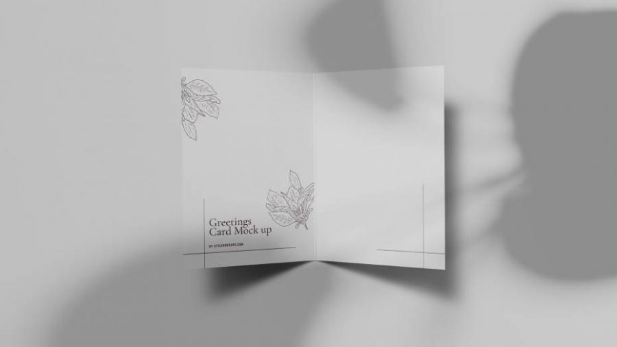 Greeting Card Free Mockup Template