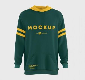 Free Men’s Hoodie T- Shirt Mockup Set – FreeMockup