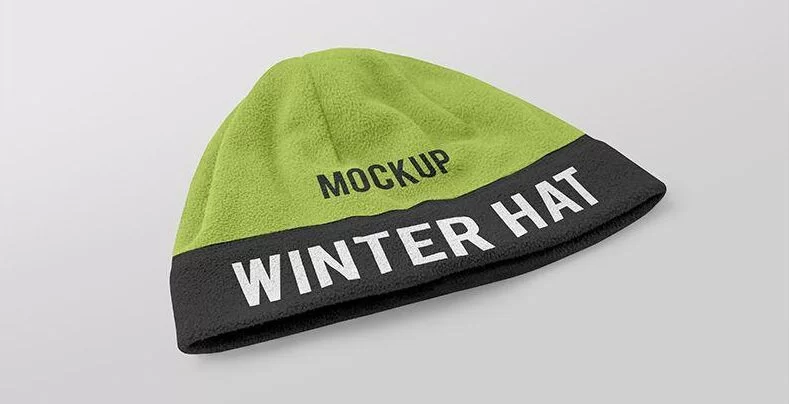 2 Free Winter Hat Mockups