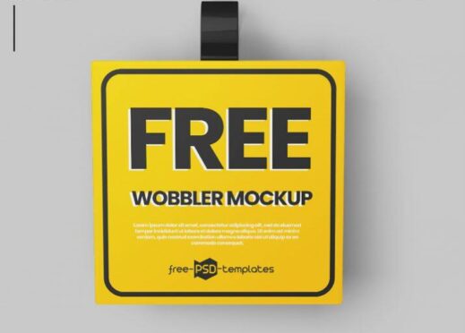 Download Shelf Wobbler Free Mockups (PSD) - FreeMockup