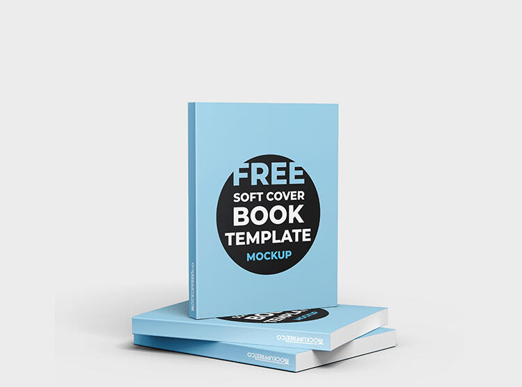 Soft Cover Book Free Mockup
