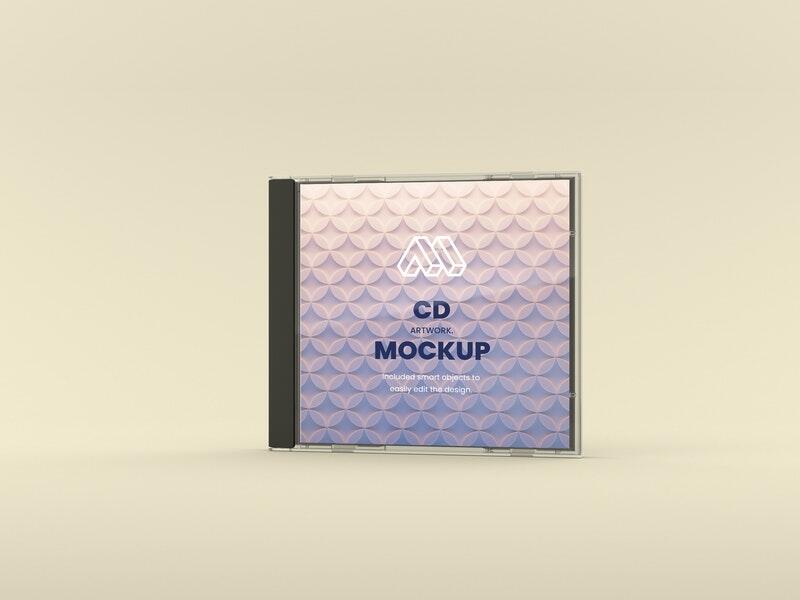 CD Artwork Free Mockup (PSD)