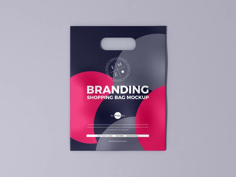 Free Branding Shopping Bag Mockup