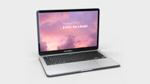 Free MacBook Pro 13 Mockup