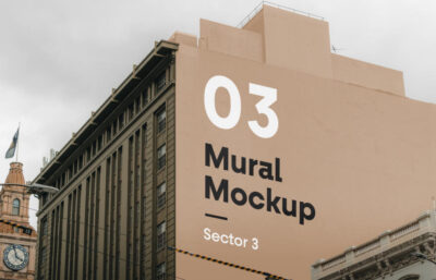 Download Street Wall Mural Free Mockup (PSD) - FreeMockup