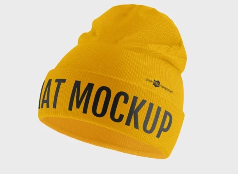 Winter Hat Free Mockup (PSD)