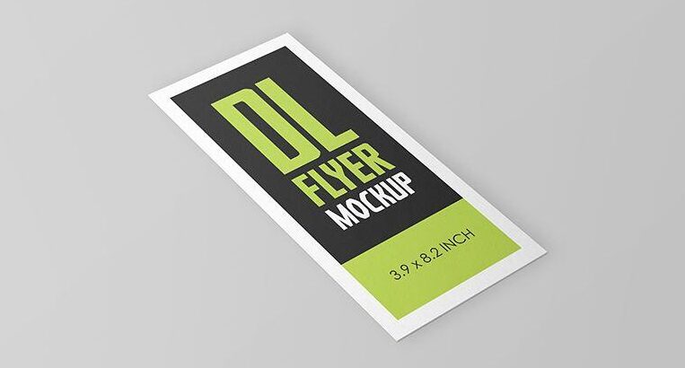 Free DL Flyer Mockup (PSD)