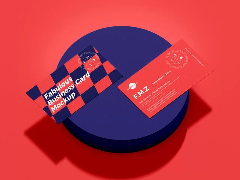 Free Fabulous Business Card Mockup (PSD)