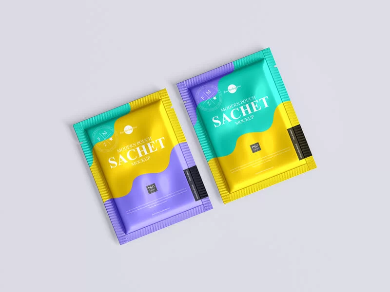 Free Pouch Sachet Mockup