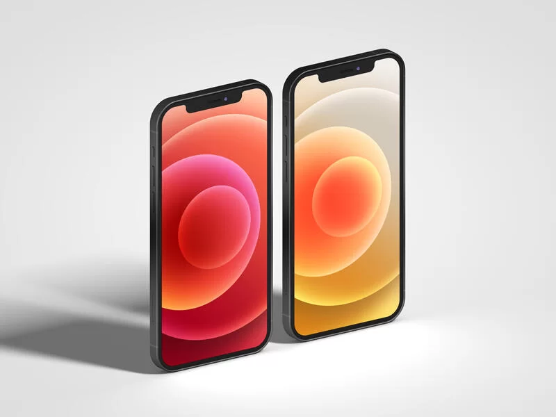 Free UI Branding iPhone 12 Mockup