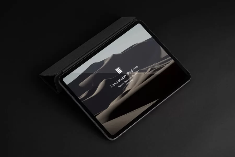Landscape Cover iPad Pro Mockup