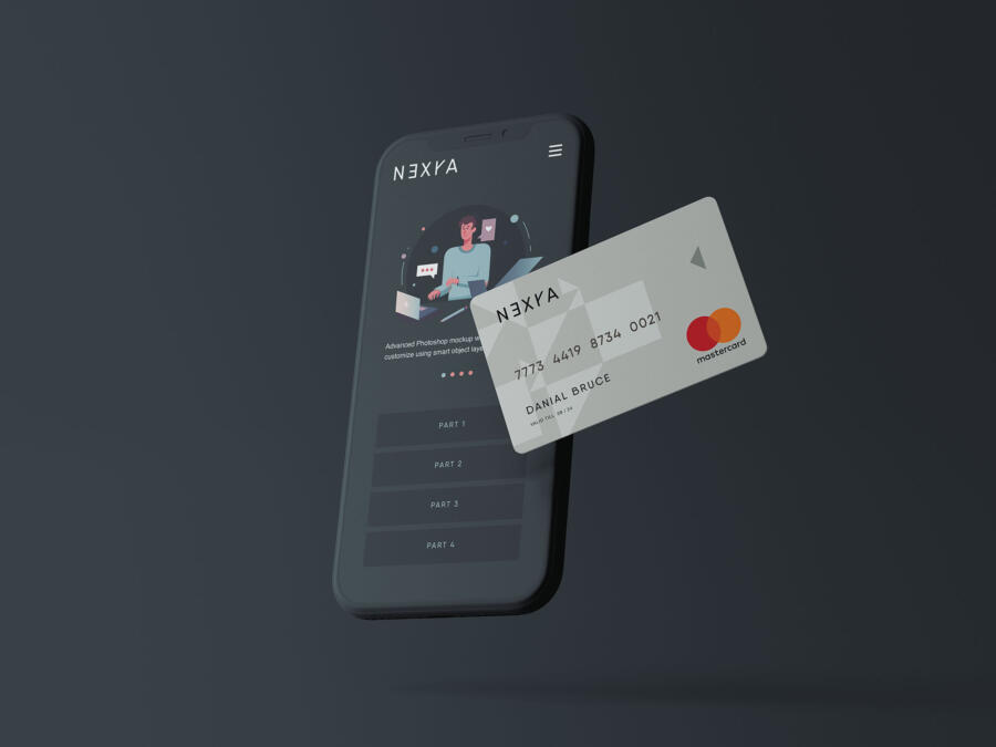 Online Payment Free Mockup