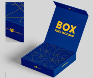 Packaging Boxes Free Mockup (PSD)