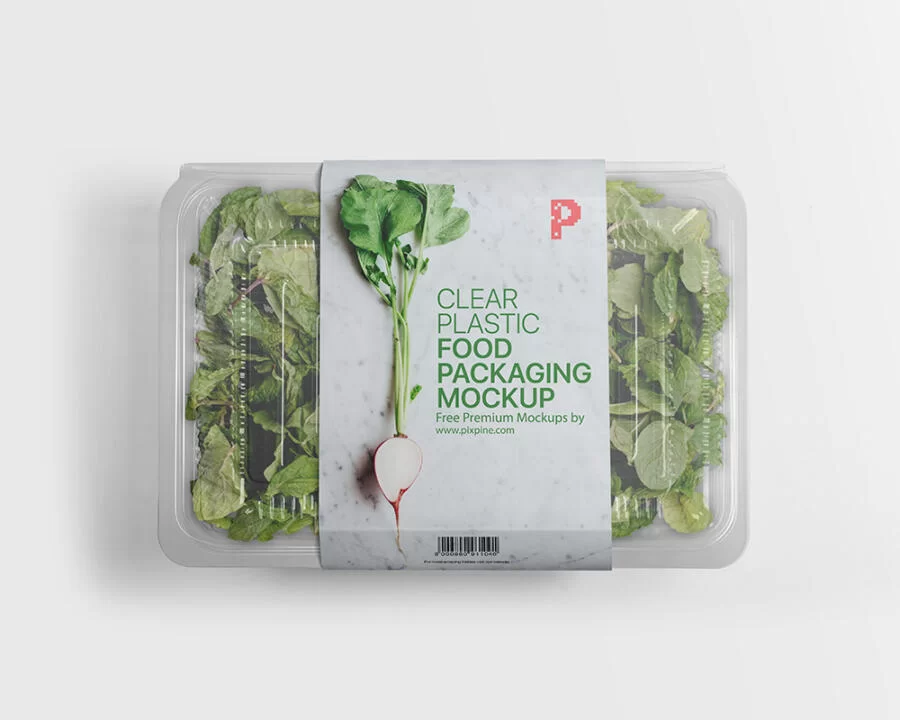 Free Clear Plastic Food Packaging Mockup – FreeMockup