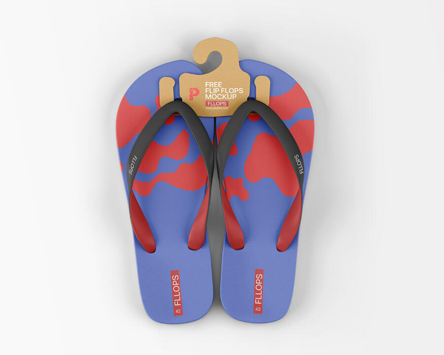 Free Flip Flops Mockup (PSD)