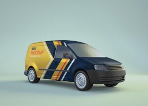 Free Minivan Mockup (PSD)