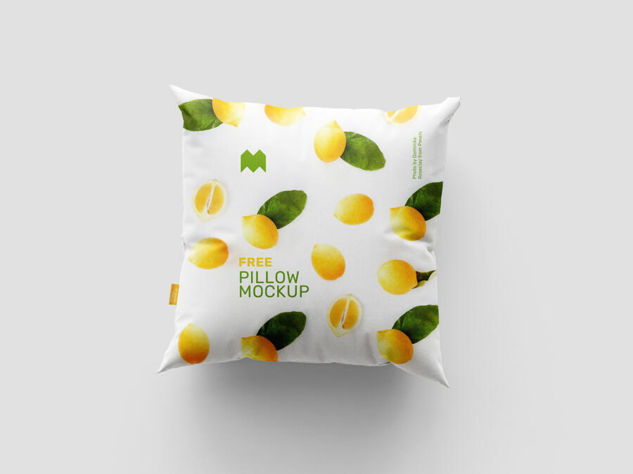 Free Square Pillow Mockup Set