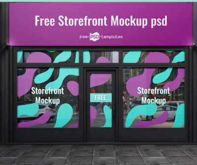Download Free Storefront Mockup (PSD) - FreeMockup