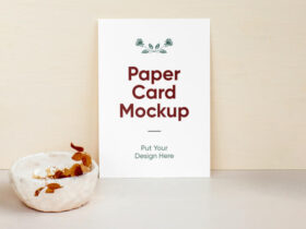 A4 Paper Free Mockup (PSD)