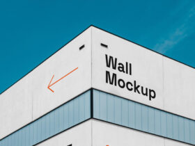 Building Wall Free Mockup (PSD)